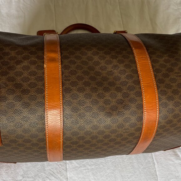 [SOLD] Authentic Céline Brown Coated Canvas Macadam Boston Bag - Picture 6 of 16